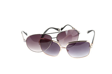 Image showing Group of sunglasses