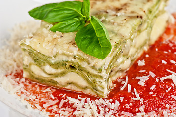 Image showing lasagna