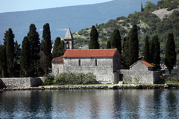 Image showing Church of St George, Perast, Bay of Kotor, Montenegro