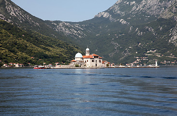 Image showing Church of Our Lady of the Rocks, Perast, Montenegro