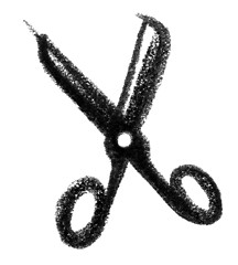 Image showing scissors icon