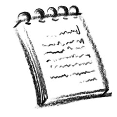 Image showing notepad icon