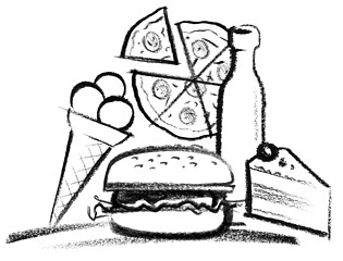 Image showing fastfood illustration