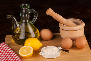 Image showing Mayonnaise ingredients