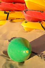 Image showing Beach equipment