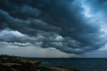 Image showing Stormy cloudscape