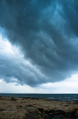 Image showing Stormy cloudscape