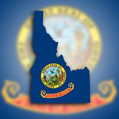 Image showing Map of Idaho