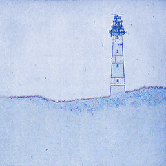 Image showing Drawing of a lighthouse