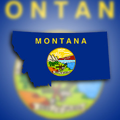 Image showing Map of Montana