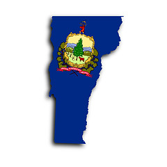 Image showing Map of Vermont