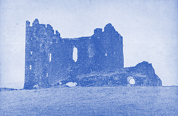 Image showing Drawing of a ruin of a castle
