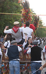 Image showing traditional sicilian horse-cart