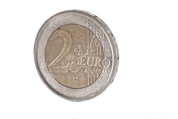 Image showing two euro coin