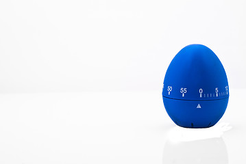 Image showing kitchen egg timer blue