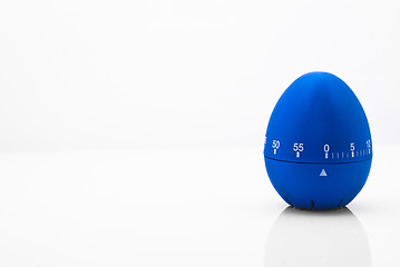 Image showing kitchen egg timer blue