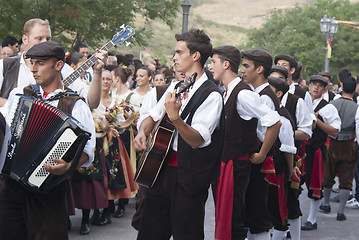 Image showing Folk group from sicily