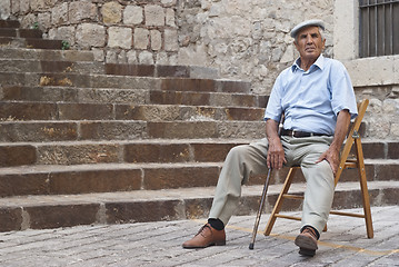 Image showing Old sicilian man