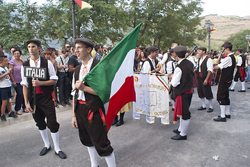 Image showing Folk group from sicily