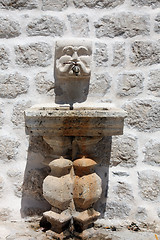 Image showing Fragment of Our Lady of the Rock church in Perast, Montenegro