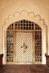 Image showing ornamental door in India