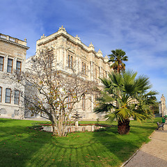 Image showing dolmabahce palace at winter - istanbul