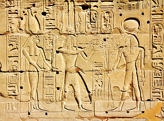 Image showing ancient egypt images and hieroglyphics