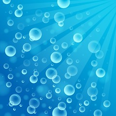 Image showing Abstract background with bubbles 2