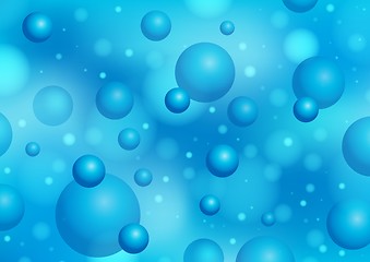 Image showing Abstract background with bubbles 1