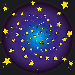 Image showing Stars at night