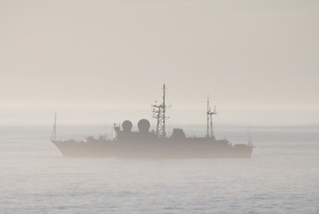 Image showing military ship