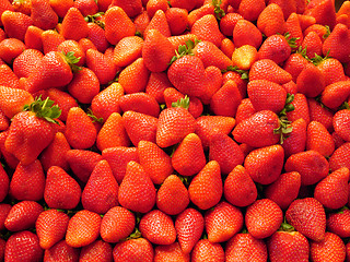 Image showing Strawberry background