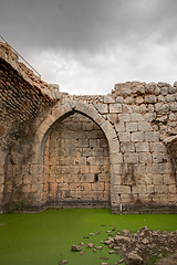 Image showing Castle ruins in Israel