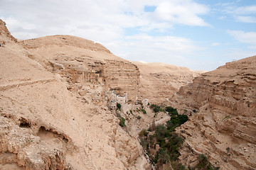 Image showing Saint George monastery in judean desert