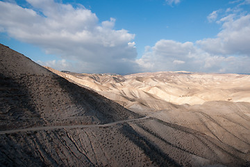 Image showing Hiking in judean desert