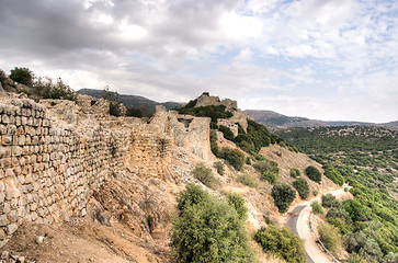 Image showing Castle ruins in Israel