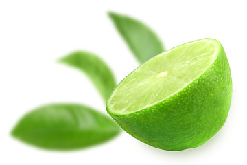 Image showing Half of fresh lime