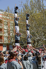 Image showing Castellers Sant Cugat 2013