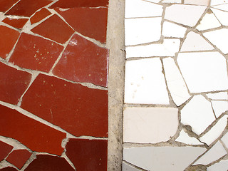 Image showing Mosaic tile pieces