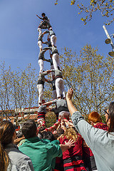 Image showing Castellers Sant Cugat 2013