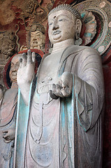 Image showing Ancient buddha statue