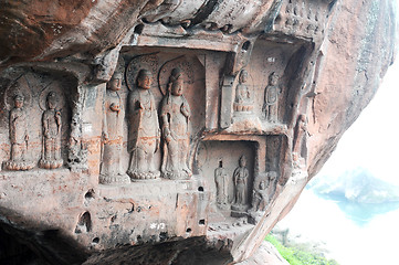 Image showing Ancient Buddha statue