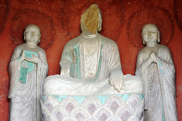 Image showing Ancient buddha statue