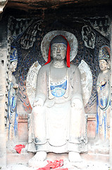 Image showing Ancient Buddha statue