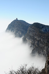 Image showing Landscape of moutains tops