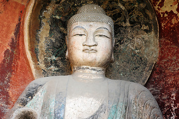 Image showing Ancient buddha statue