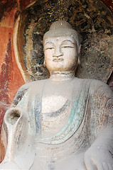 Image showing Ancient buddha statue