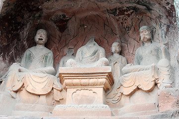 Image showing Ancient Buddha statue