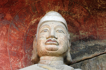 Image showing Ancient buddha statue