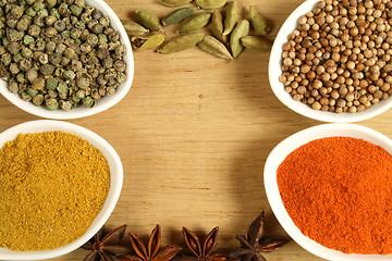 Image showing Spices frame
